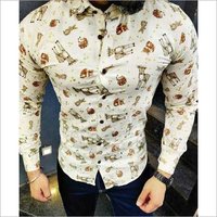 Mens Slim Fit Shirts - Super Fabric, Full Sleeve, Export Quality Prints | Available In Large, Medium, Extra Large