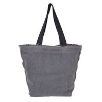 12 - 14 Oz Washed Denim Tote Bag With Web Handle