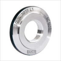 Baker NPTF Taper Thread Ring Gauge