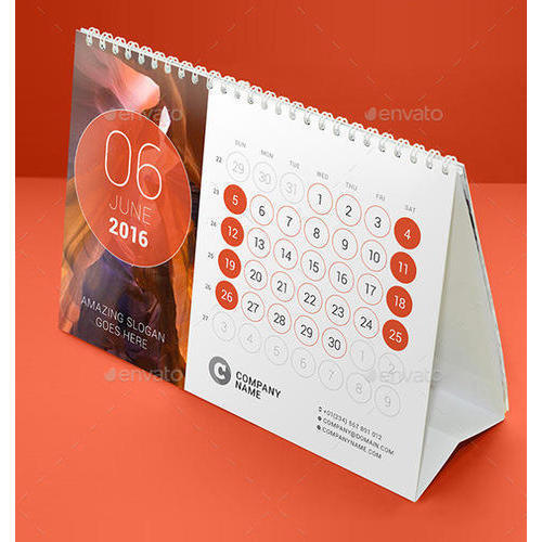 Printed Desk Calendar