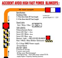 Accident Avoid High Fast Power Blinkers