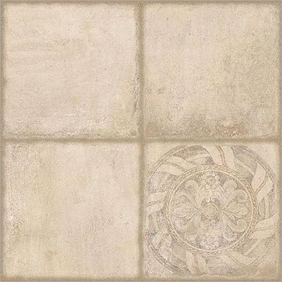 Cotto Creme Decor Wall Tile Size: 300 X 300 Mm