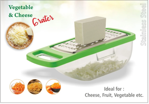Stainless Steel Cheese Grater/Slicer/Chopper
