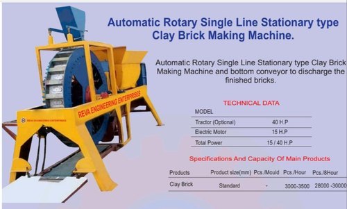 Clay Brick Machine Capacity: 25000-30000