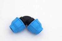 Mdpe Pipes Fitting - Color: Black & Blue