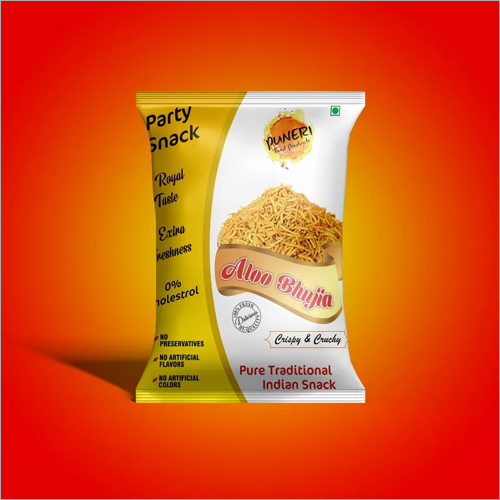 Crunchy And Crispy Aloo Bhujia - 45 Grams Pack | Nil Fat Easily Digestible Salty Flavor