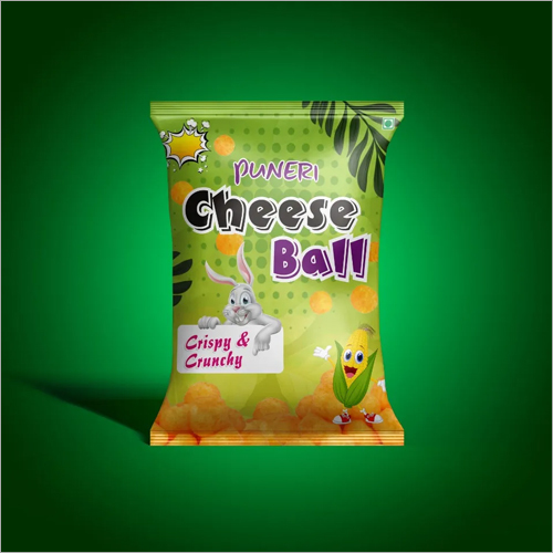 Crispy And Crunchy Cheese Ball - 45 gm | Salty Taste Deep-Fried with Fresh Natural Ingredients 12 Months Shelf Life Packed for Freshness
