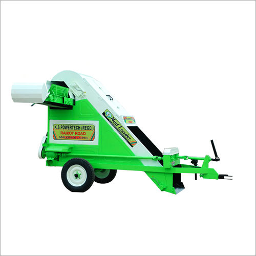 Green And White Ks Agriculture Mud Loader