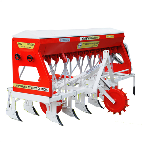 KS KING Agriculture Seed Cum Fertilizer Drill Machine