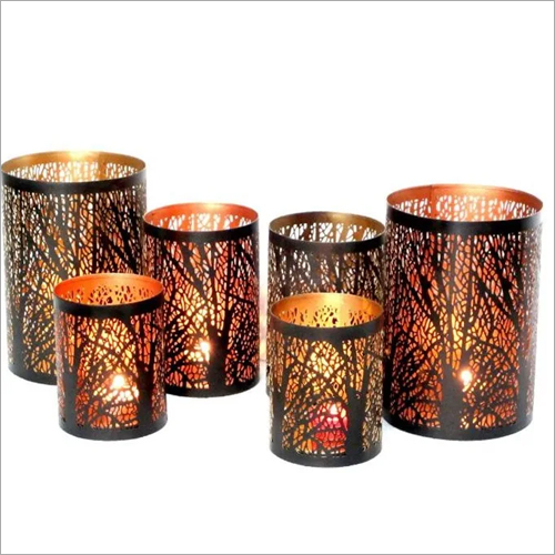 Artificial Decorative Metal Candle Holder