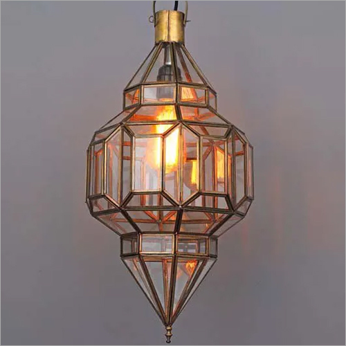 Brass Candle Holder Lantern