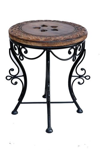 Handmade Iron Stool (Queen Size Coffee Table & Stool for Kids