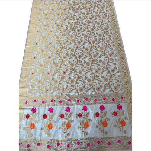 Banarasi Embroidered Nylon Saree