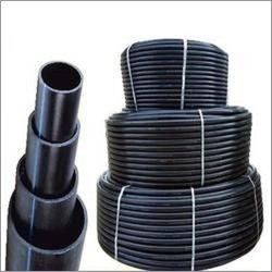 Black With Blue Strips Hdpe Roll Pipes