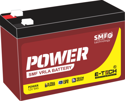 ERC E-TECH POWER  12V 9AH Weighing Machine (Low Weight)