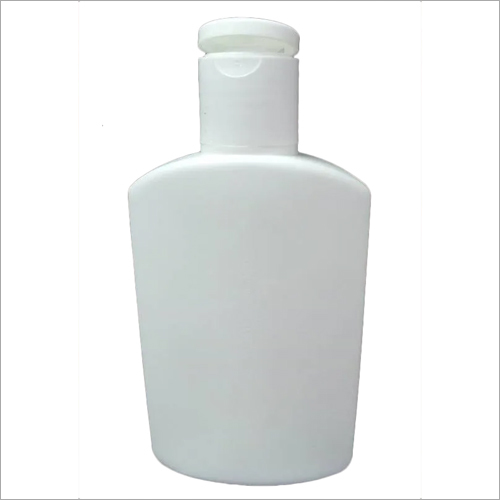 100 ml HDPE Flat Bottle With FTC
