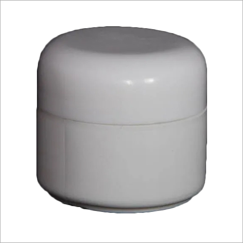 50 Gm White HDPE Cream Jar