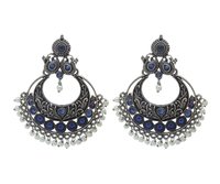 Chandbali Oxidised Earrings