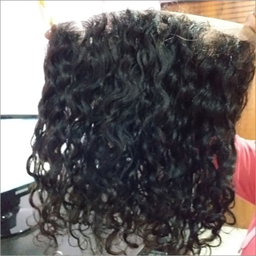 Natural Black/brown 360 Raw Unprocessed Curly Frontal Lace