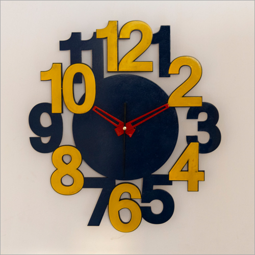 Living Room Wall Clock - Wood Frame, Different Sizes Available | Multicolor, Polished Surface, Elegant Design, Easy to Hang