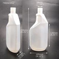 Plastic Toilet Cleaner Bottle