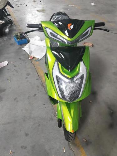 Electric Motor Scooter - Color: Neon Green