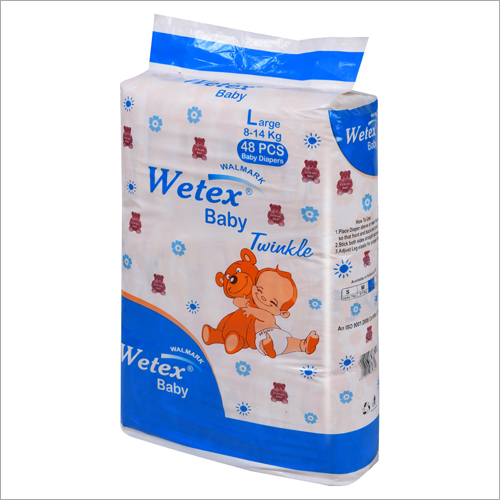 48 Pcs Wetex Large Super Jumbo Baby Diapers