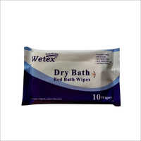 Dry Bath Bed Bath Wipes - Cotton Material , Single Use White Wipes For Gentle Cleansing And Convenient Care