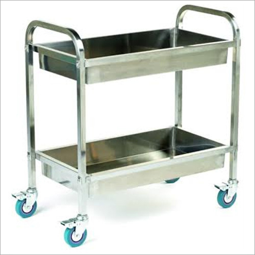 Stainless Steel Kitchen Trolley Application: Canteen