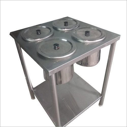 Ss 4 Hole Container Application: Canteen