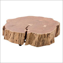 Tree Disc Solid Wood Coffee Table