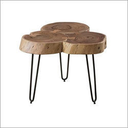 Tree Disc Solid Wood Coffee Table