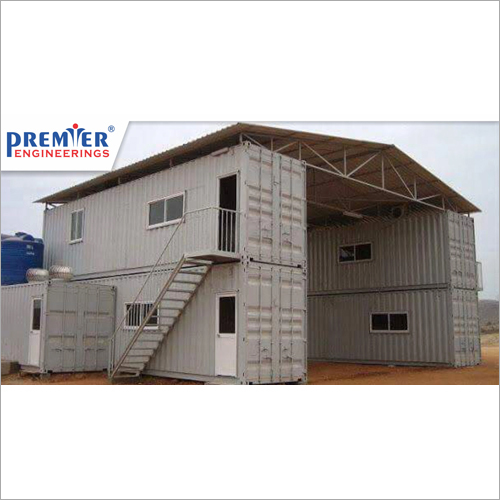 MS Portable Cargo Container - Steel Material, 10x30 Feet Size, Customized Color | PVC Window, Ideal for Plant, Warehouse, and Workshop Use
