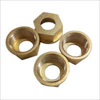 Brass Collar Nut - Brass, Size Range M6-m12, Npt Thread Type | Unplated Finish For Pipe Connections, Rohs Compliant For Industrial Usage