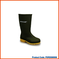 Safety Shoes - High Quality Thermo Plastic Material, Nitrile Sole, Steel Toe Cap | EN ISO 20345:2007 S4, Anti-Static, Oil Resistance, Waterproof, Basic Protection, Green Color