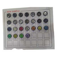 Designedr Coat Button - Metal, Polished Box Packaging Of 144 Pieces | Multi-colored, Round 4 Holes Design