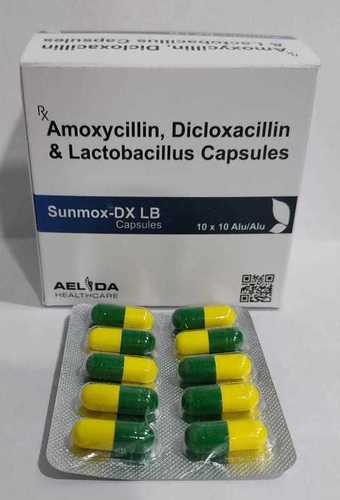 Amoxycillin Dicloxacillin  Lactobacillus Capsules