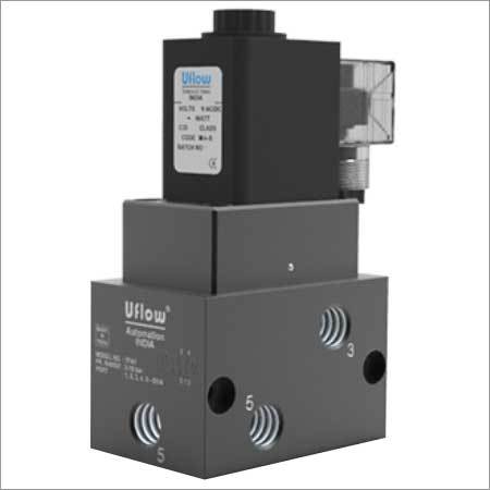 5/2 Internal Pilot Operated Single Solenoid Poppet Valve