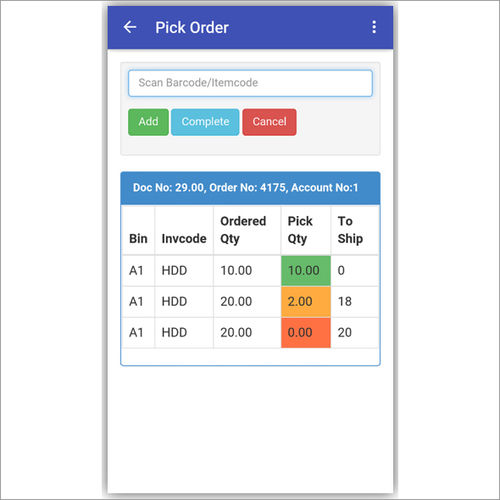 Sri Warehouse Management Mobile Apps