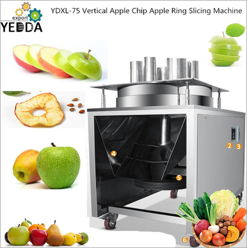 Vertical Apple Chip Apple Ring Slicing Machine
