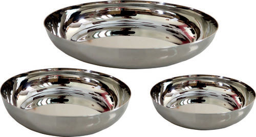 Stainless Steel Apple Halwa Plate