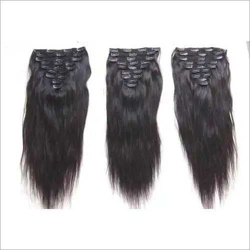Indian Clip Human Hair Extensions