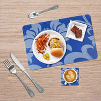 Waterproof Printed Table Mats With Coaster