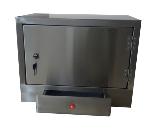 labcare export satinlees steel slide cabinet, 1 (Cap 100 slides