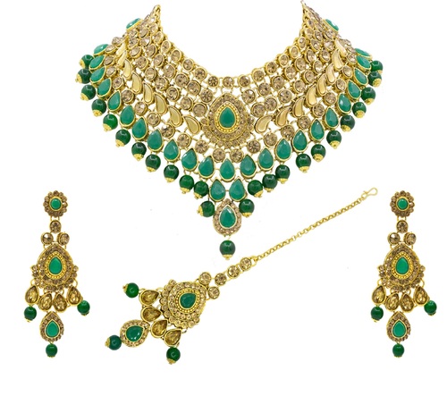 Latest Design Gold Plated Necklace Set For Women