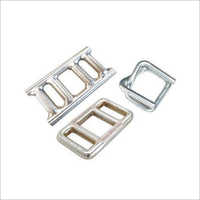 One Way Lashing Buckle - Stainless Steel, Size Options: 16-50 Mm, Coated Finish, Standard Design, Plated Metal Pattern