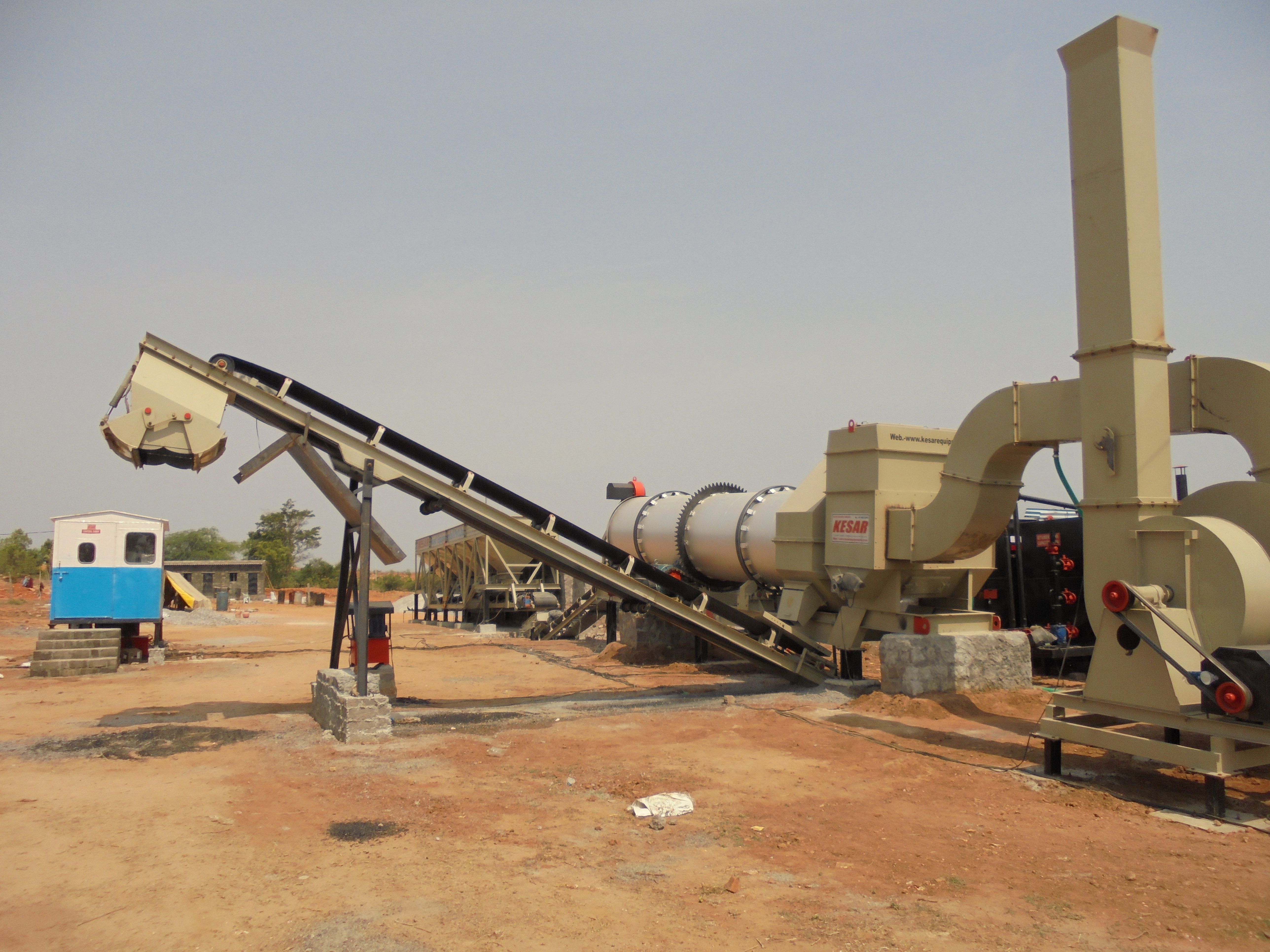 Road Asphalt Drum Mix Plant