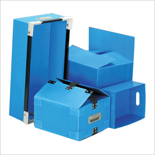 Blue Pp Corrugated Box
