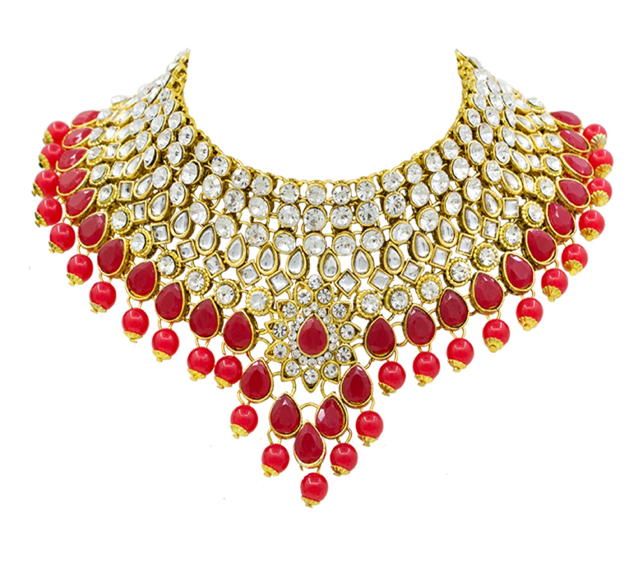 Attractive Gold Plated Necklace Set For Women