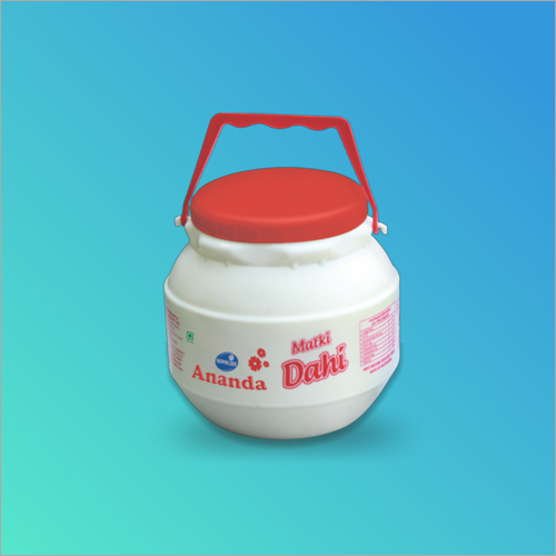HDPE Dahi Jar Container With Cap Handle